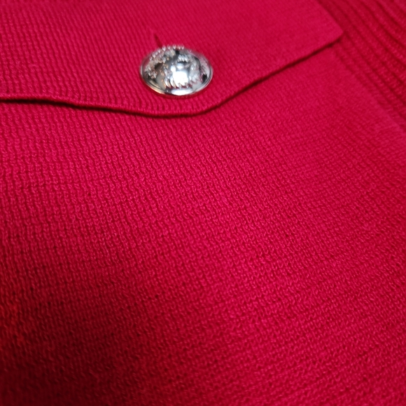 Tommy Hilfiger Red Cardigan - Picture 2 of 4